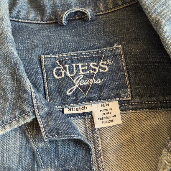 Guess Jeans Denim Jacket NWT Size Medium - Picture 3 of 4